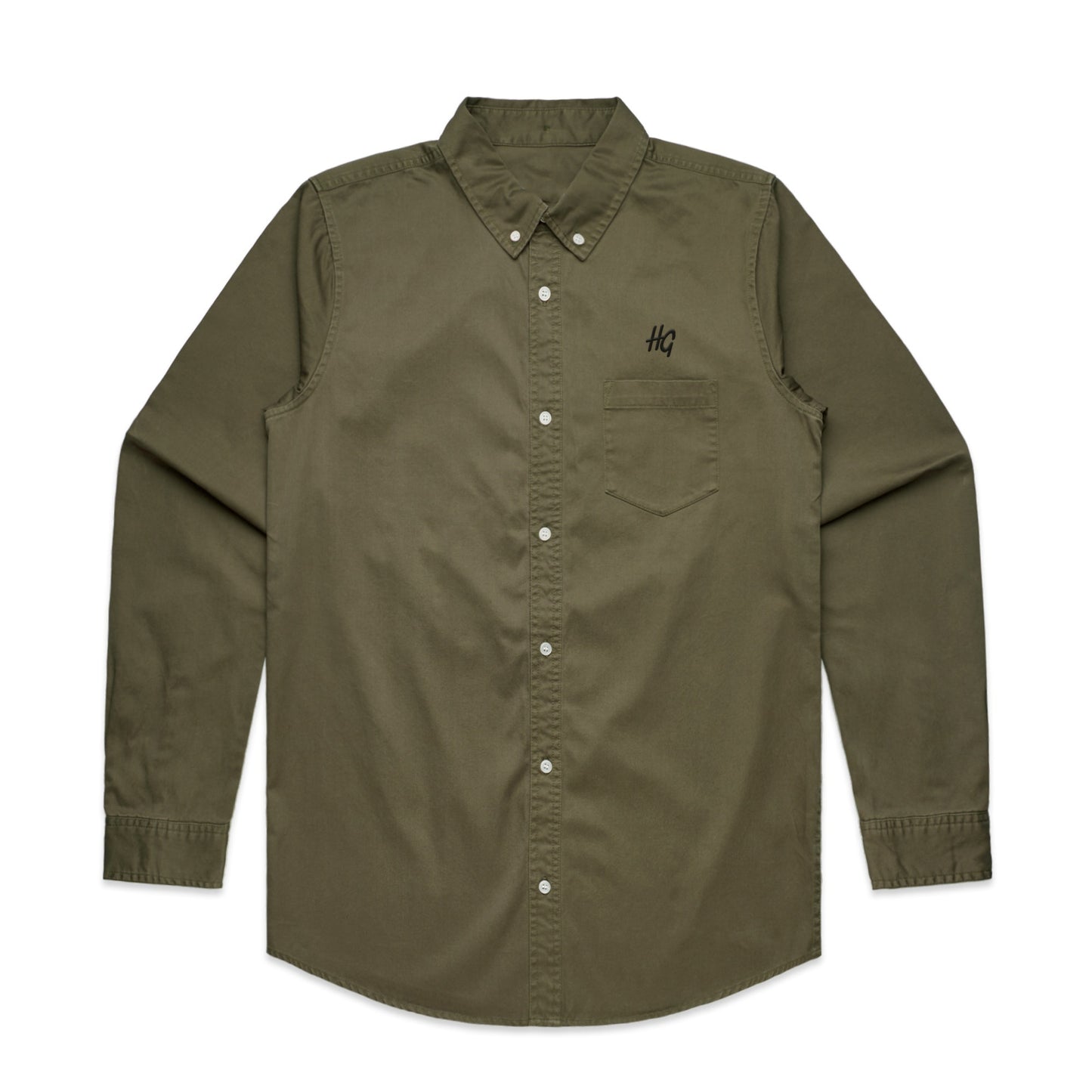 HG Denim Wash Shirt Army