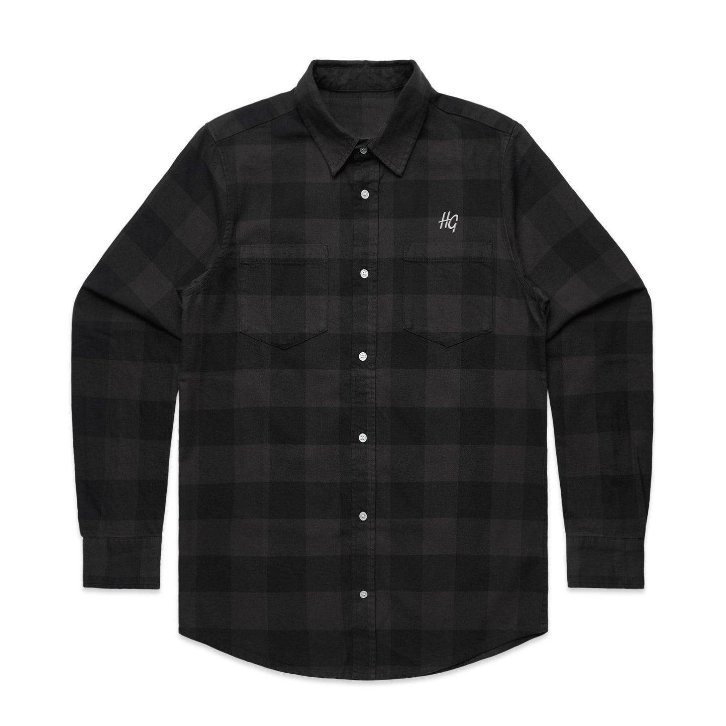 HG Checked Shirt Black