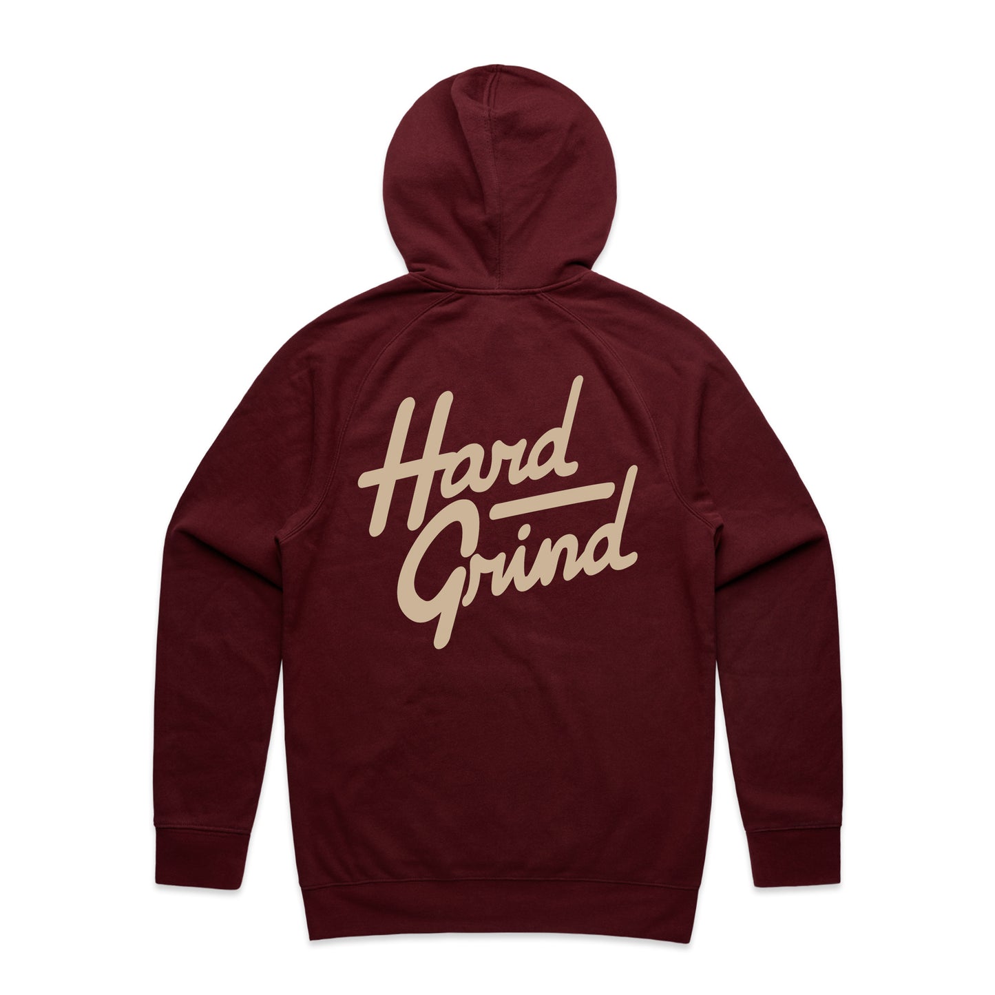 Italic Logo Hoodie Burgundy