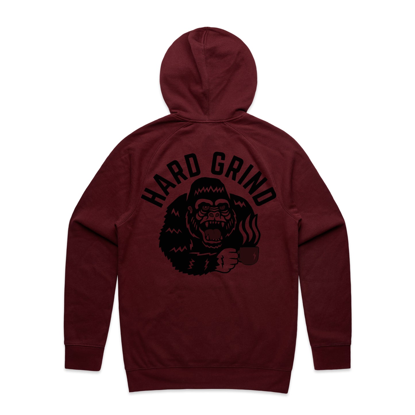 Gorilla Hoodie Burgundy