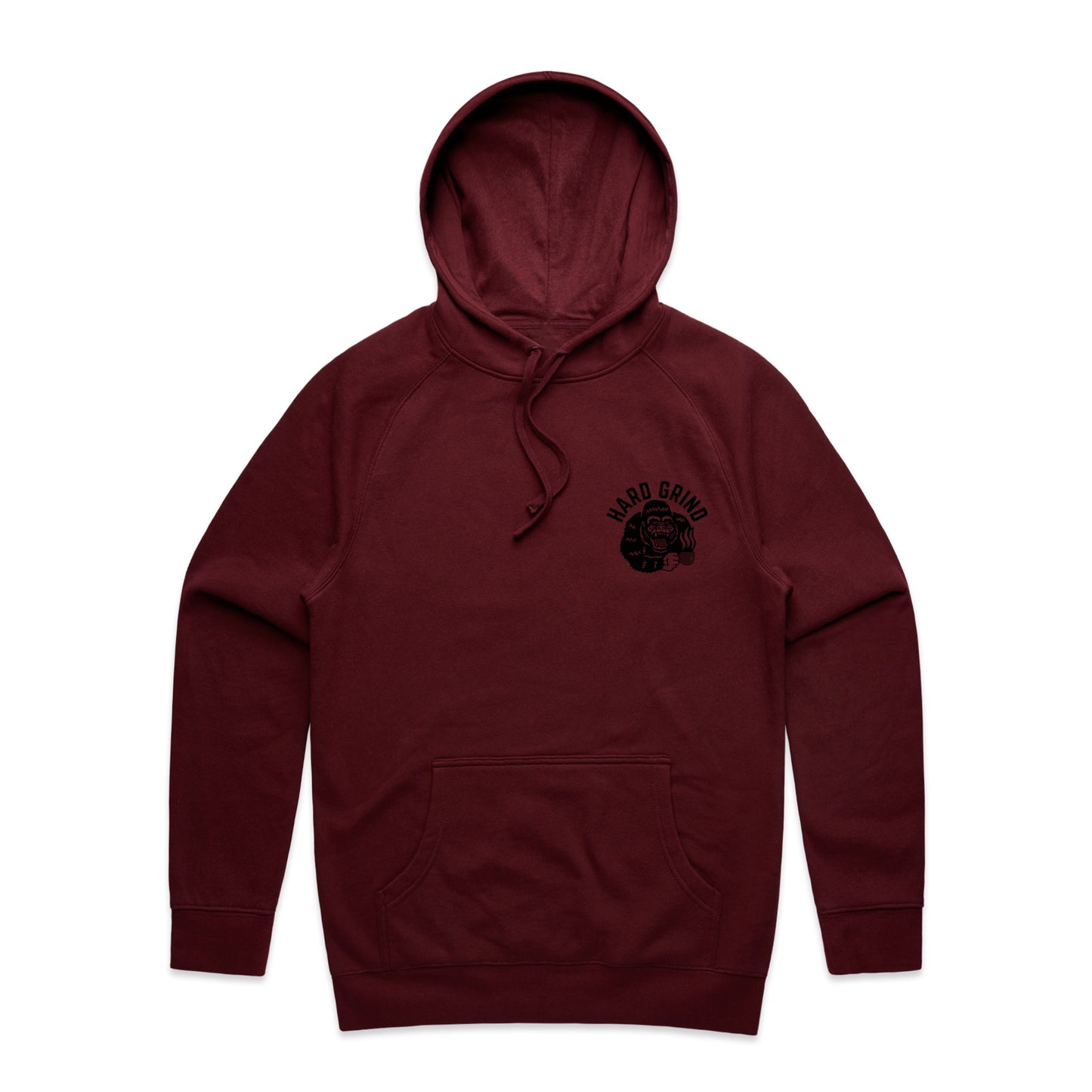 Gorilla Hoodie Burgundy