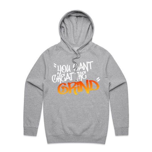 Can't Cheat The Grind Hoodie Grey