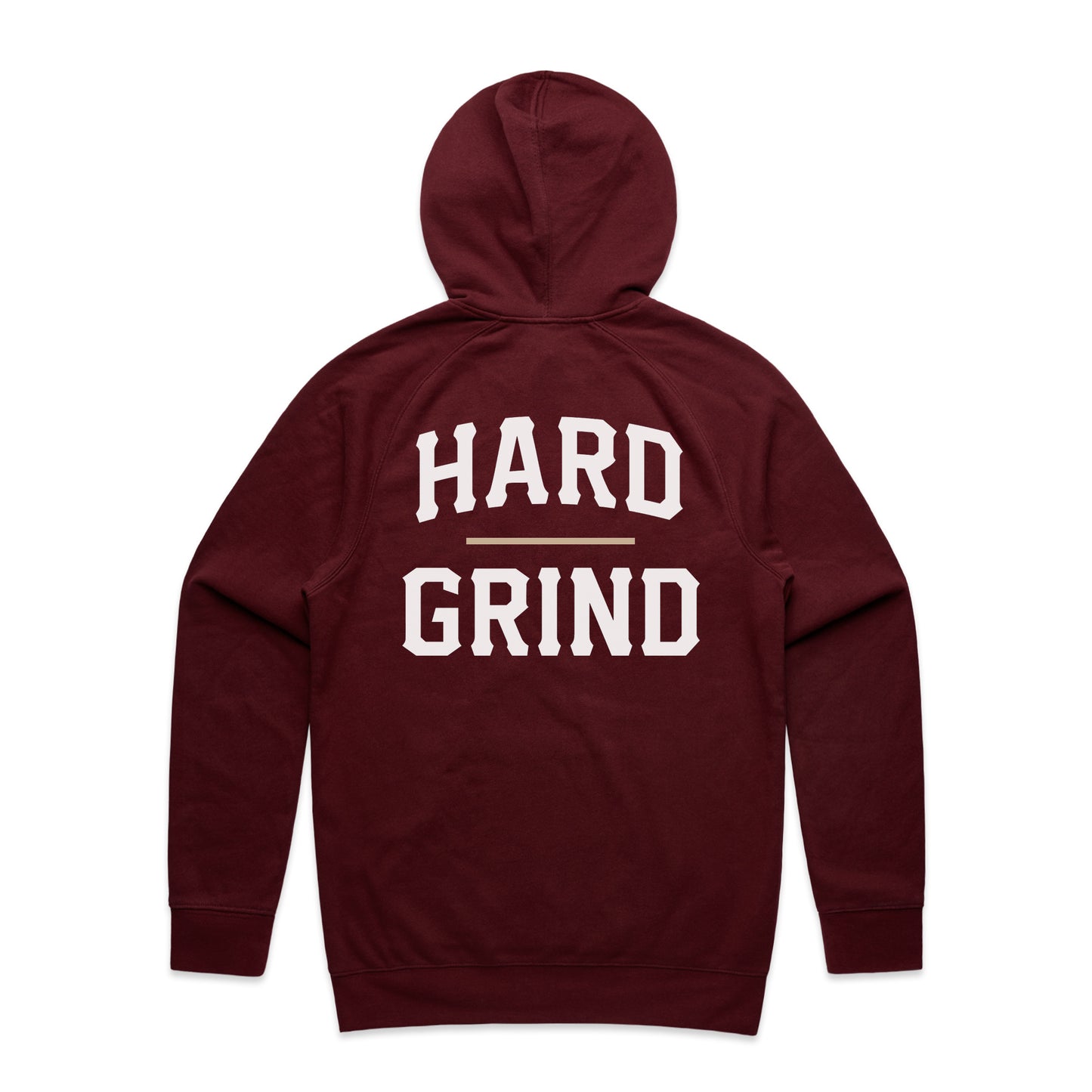 Stack Logo Hoodie Burgundy