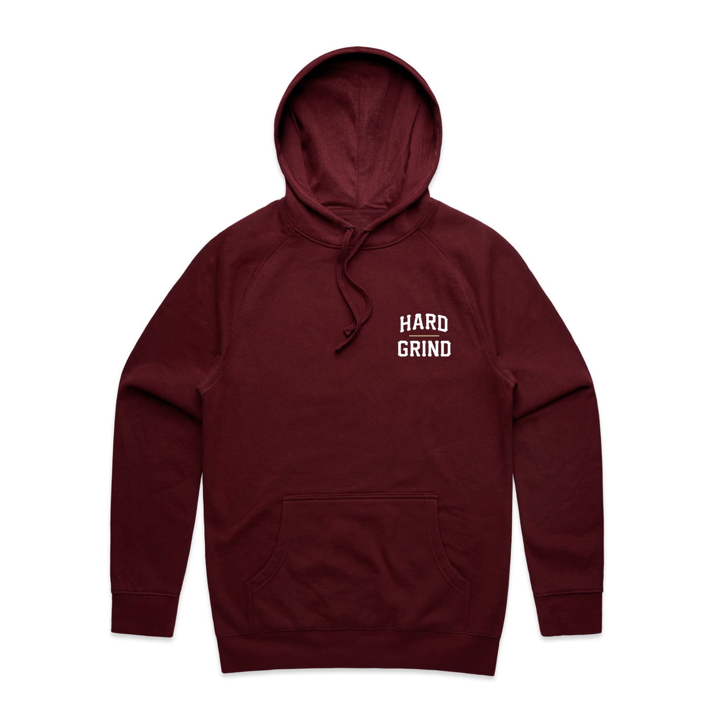 Stack Logo Hoodie Burgundy