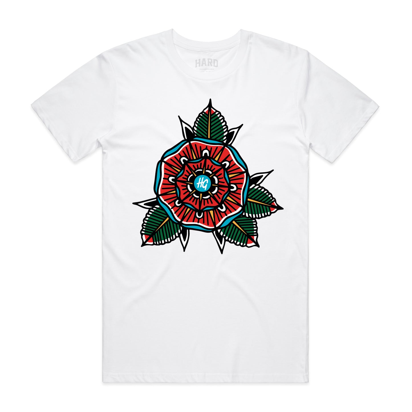 Geoflower Tee White