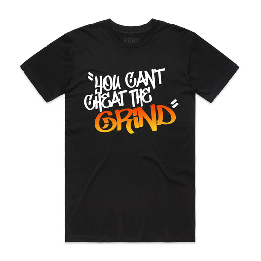 Can't Cheat The Grind Tee Black