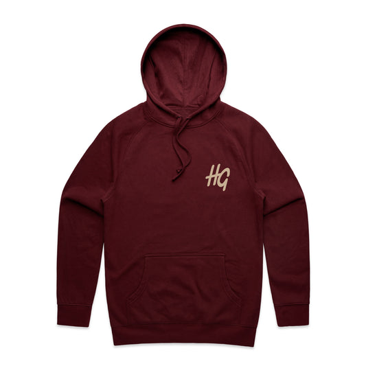 HG Logo Hoodie Burgundy