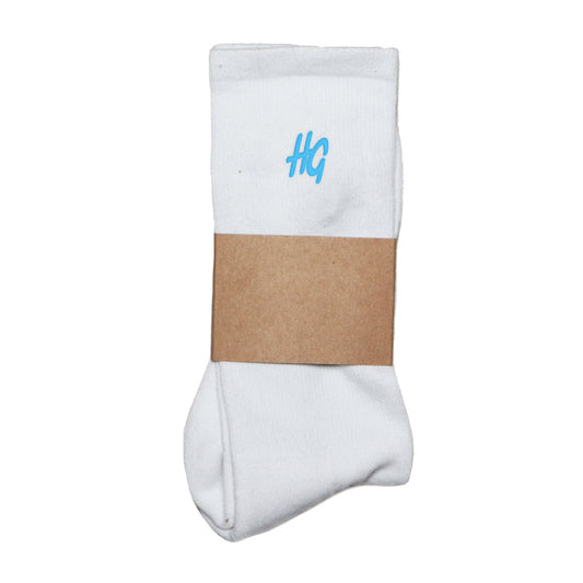 HG Logo Socks White/Blue
