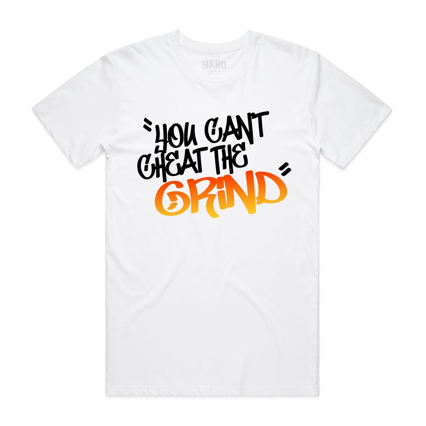Can't Cheat The Grind Tee White